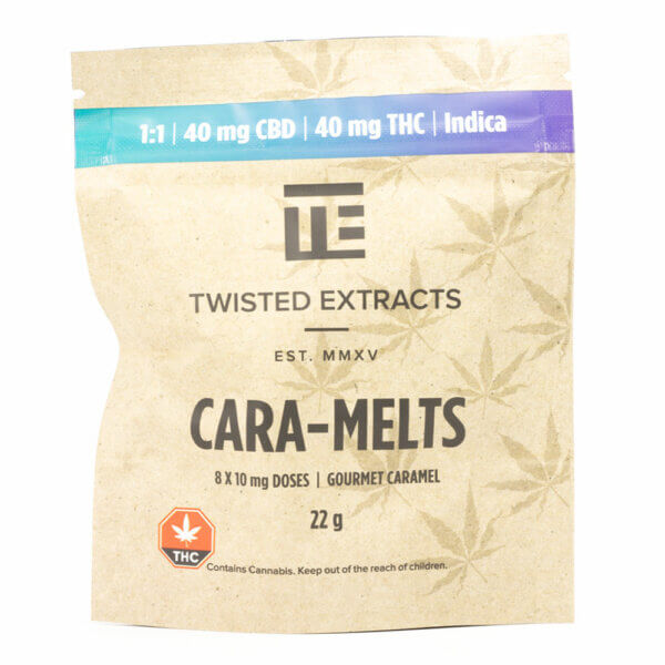 Twisted-Extracts-Caramelts-1to1-40MG-CBD-40MG-THC-Indica