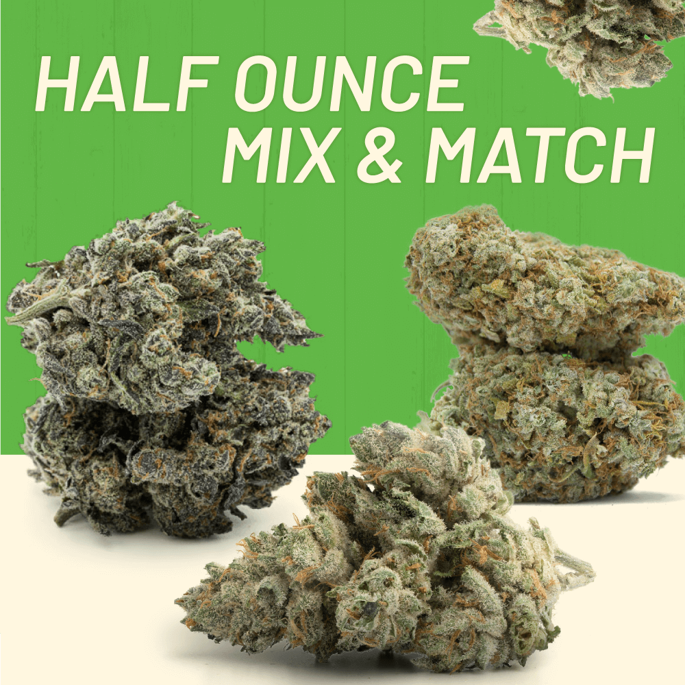 Half Ounce Mix & Match - Cannabismo | Buy Weed Online Canada
