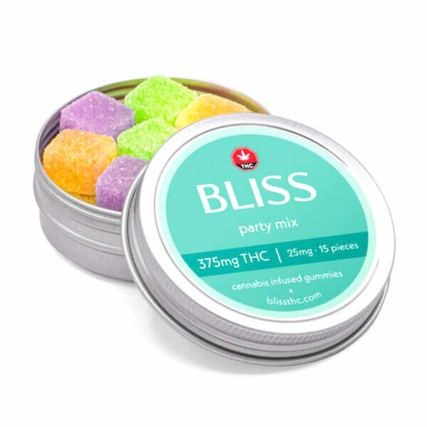 Bliss Cannabis Infused Gummies 375Mg Thc Party Mix 2