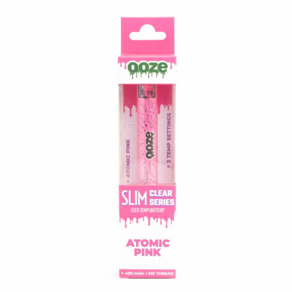 Ooze-Slim-Clear-Series-Flex-Temp-Battery-Atomic-Pink