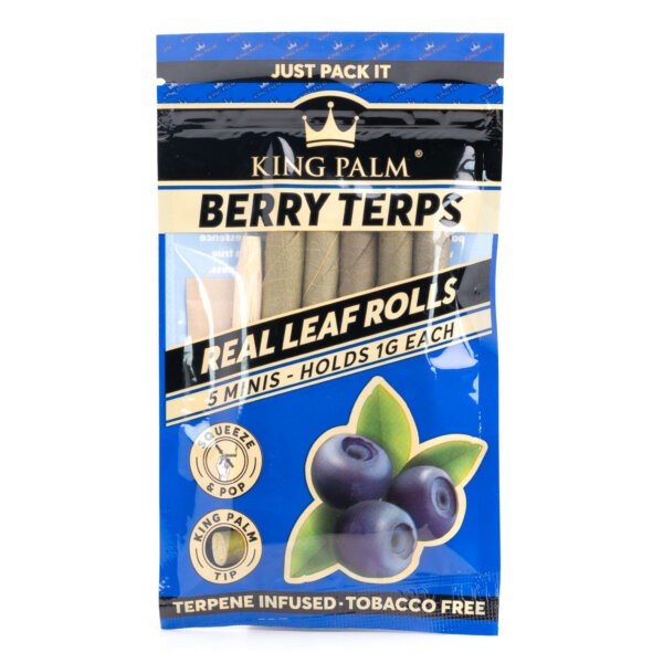 King Palm - 5 Pack Mini Rolls - Berry Terps