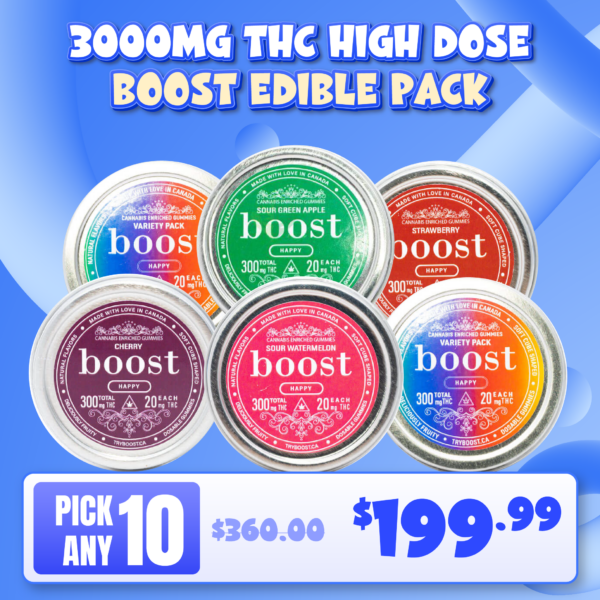 THC Boost Edible Bundle Pack