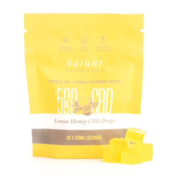 500mg CBD Lemon Honey Lozenges