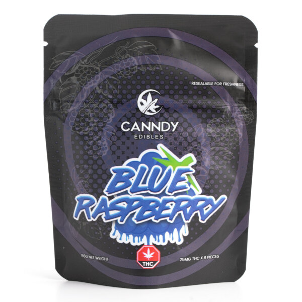 Canndy-Edibles-200MG-THC-Gummies-Blue-Raspberry