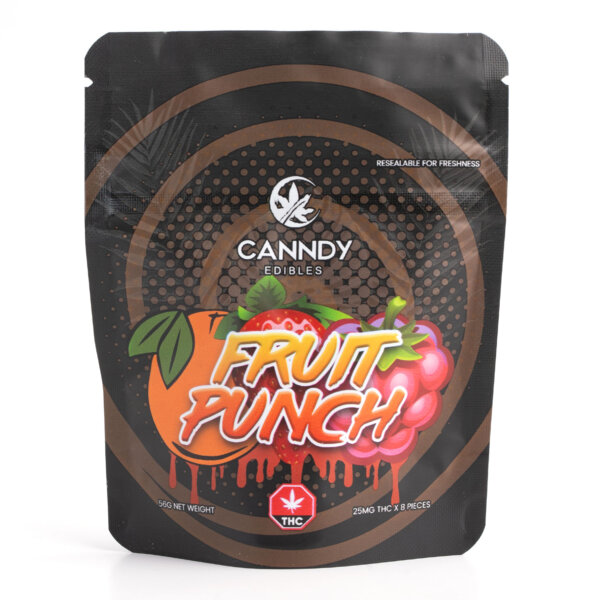 Canndy Edibles-200MG-THC-Gummies-Fruit-Punch