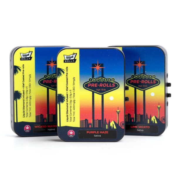 5 pack infused pre-rolls - high rollas