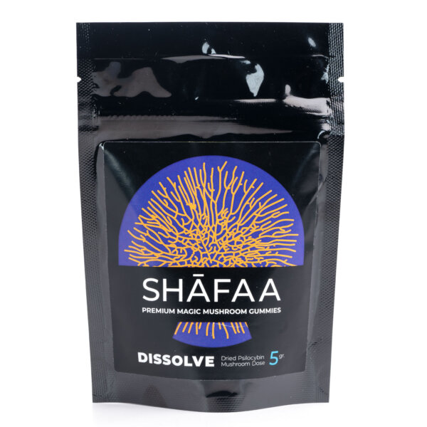 Blue Raspberry Dissolve 5g Macrodose Mushroom Gummies - Shafaa