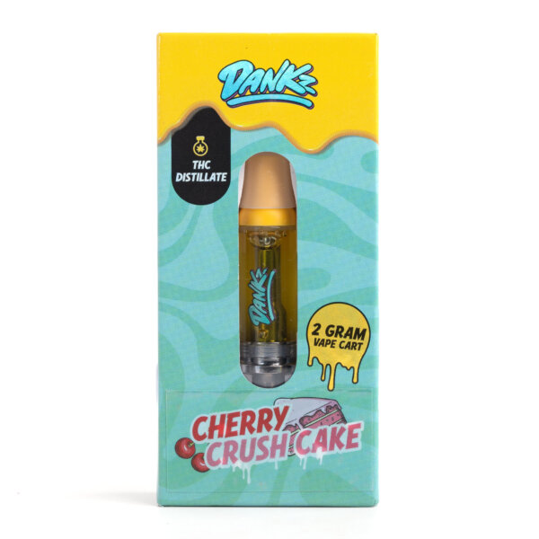 2g THC Distillate Vape Cartridge - Dankz - Cherry Crush Cake