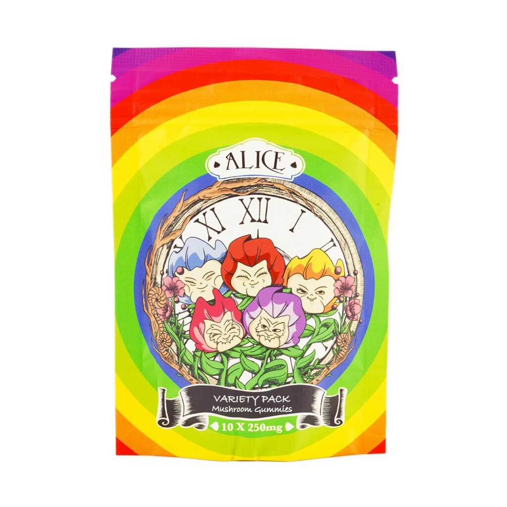 Variety Mushroom Gummies 2500mg - Alice 1 Variety Mushroom Gummies 2500mg - Alice
