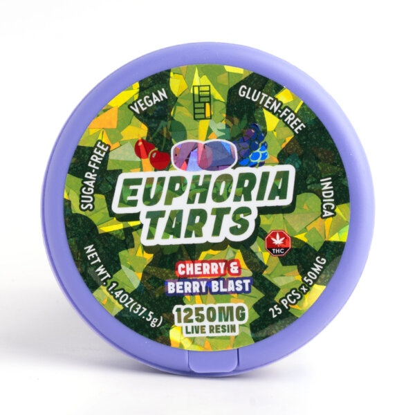 Euphoria-Extracts-Euphoria-Tarts-Indica-1250MG-Cherry&Berry-Blast