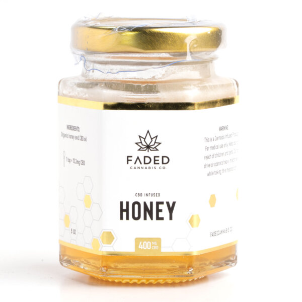 400mg CBD Organic Honey - Faded Cannabis Co.