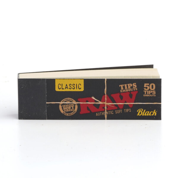 Raw Black Perforated Rolling Tips